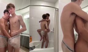 Daddy Gay: Fucking around the shower