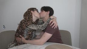 Hijabi MILF Cheat On Her Husband With Her Stepbrother