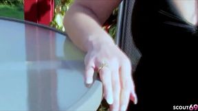 Redhead MILF Megan Pickup and Fuck by Big Dick Stranger