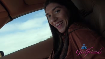 Aubry Babcock - Aubry's Car Date: Squirts in POV