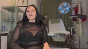 Lack Krankenschwester Spermaprobe