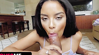 Busty Step Sis Maya Bijou Gets Her Pussy Drilled And Filled With Jizz By Step Brother