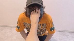 POV; Taylor Puts Her Feet on Her Sub’s Face