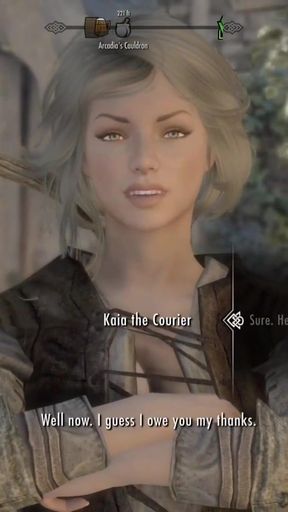 Skyrim B and L mod - The courier is here to deliver a letter and wants to fuck and have an orgy   Clip 2