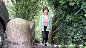 Old Wealthy Grandparents Teach Young Lover in Intimate Scenes