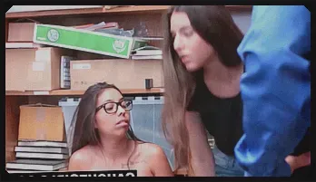 Cop Threesome with Petite Teens & Jasmine Summers