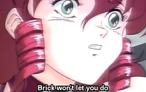 Busty hentai gets licked her bigboobs and honey poked