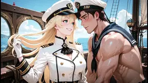 Cute Captain with Giant Tits Gets Fucked Roughly on High Seas session