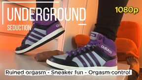 Ruined orgasm - Sneaker fun - Orgasm control - Rossi’s lost shoes - 1080