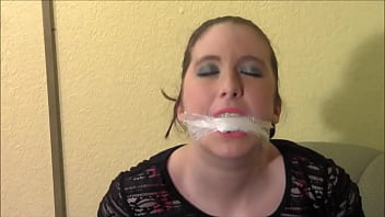 Cleave Gagged With Tape!