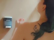 Took my dildo to the gym to fuck myself in the shower while girls are right outside -AlexisAmberella