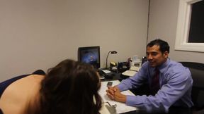 alana lace sucks her boss s cock to make up for always being late