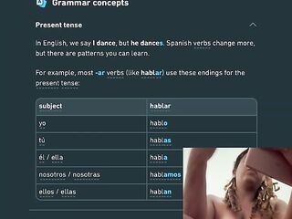 Topless Duolingo Session w/ Professor GAIA