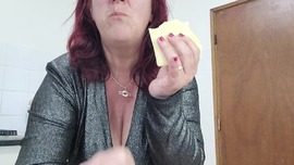 I eat you between cheese slices