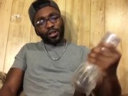 Quick BBC Fleshlight Fucking