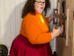 Jinkies- it looks to me like Velma had fun at my glory hole