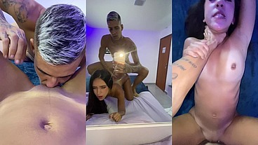 encontrei a ninfeta sozinha no motel e empurrei o torto nela - POV - COMPLETO