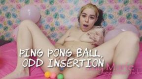 Ping Pong Ball Odd Insertion