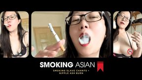 Darkside Multiples Smoking Asian: Chainsmoking 4 Cigarettes + Smoke Slave Affirmations