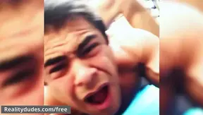 Draven Navarro Gets Pounded by Ripped Teammate Alex Rim in Boxing Ring Roleplay