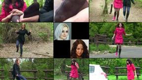 Vanessa and Hillary - Inconvenient Sprains - Hopping and Crutching PT 2. (HD 1920 X1080)