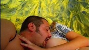 Slender looking German blonde fucking with a hard pecker