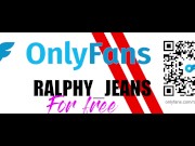 Come next to me on my couch 😛 I am excited in a new Levi's jeans fit on my butt and rubbing 🤤