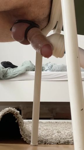 HITACHI EDGING &amp; MILKING VOL. 3 - LOUDEST MOANING DOUBLE CUMSHOT   Clip 2