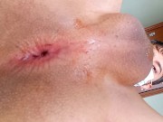 Little femboy Alejo sticks a dildo deep inside him