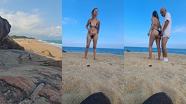 A stranger touched my body on the beach.