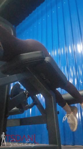 A Short Video at the Gym, Just Chilling, Doing My Workout.