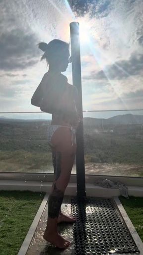 Outdoor Ice Shower