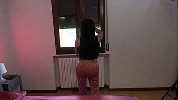 Threesome con la Brenda Pecados Trans latina viene sottomessa da due giovani italiani