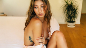 Big tits petite Latina beauty exposes nude figure in the bathtub