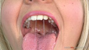 Young Blonde Kia – Extreme Wide Open Mouth Inspection & Close-Up Oral Tour (HD resolution)