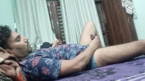 Indian desi police officer get sucked and shower with neighbour and army officer