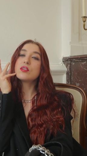 Must-see moment from &quot;JOI SMOKE FETISH (FR with subs) - The last cigarette.&quot;