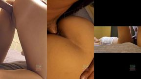 joven mexicana tragando mi verga y follando mientras su novio la espera a que salga del  trabajo
