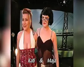 Voluptuous Bexx geniet van een wilde sperma swap met gestapelde VRienden