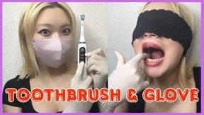 Gloved Dental Fetish – Brushing Inside the Mouth & Toothbrush Review