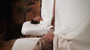 Karma Rx, Tia Cyrus In Massage Session into Private Fuckfest