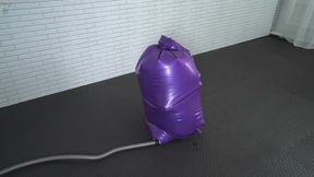 Lilac latex cocoon vacuum no escape