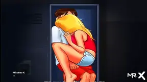 Teen Delights Lover with Hot Blowjob Before Wild Summer Romance Adventure