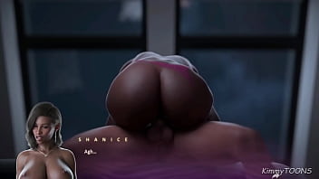 Apocalust - Ebony College Professor visit Bigdick-student at home to get fuck and creampied - kimmyTOONS