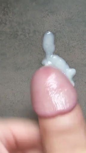 Emotional moment from &quot;EAT PRECUM from BIG GLANS - Masturbating and Moaning&quot;