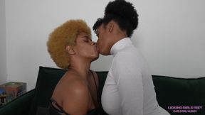 Watch these Brazilian lesbians kissing and caressing in uncensored 4K