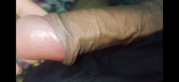 Real Masturbation process by hand doing alone in the room.