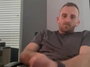 Quick jack off session