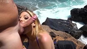 alice fantasy suck a dick on the beach