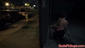Spex teen pickedup and fucked roughly